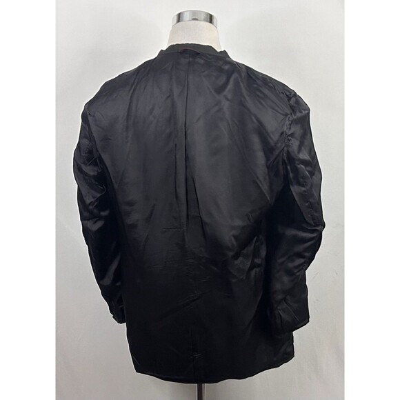 Hart Schaffner Marx 44R Vintage Sport Coat Brown Knit 100% Wool Three Button - Picture 8 of 8